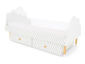 Кровать Stumpa Облако бортик и ящики рисунок Геометрия Зигзаги в Миассе - miass.mebel74.com | фото 6