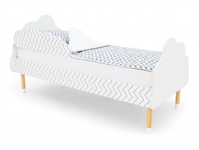 Кровать Stumpa Облако с бортиком рисунок Геометрия Зигзаги в Миассе - miass.mebel74.com | фото
