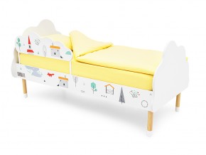 Кровать Stumpa Облако с бортиком рисунок Шале в Миассе - miass.mebel74.com | фото