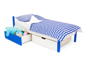 Кровать Svogen classic с ящиками сине-белый в Миассе - miass.mebel74.com | фото 3