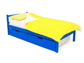 Кровать Svogen classic с ящиками синий в Миассе - miass.mebel74.com | фото 1