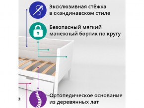 Кровать-тахта мягкая Svogen с бортиком бежевый в Миассе - miass.mebel74.com | фото 2