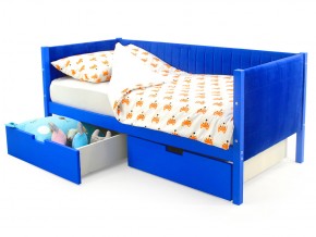 Кровать-тахта мягкая Svogen с ящиками синий в Миассе - miass.mebel74.com | фото 3