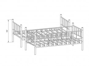 Кровать-трансформер Мальта серый с голубым в Миассе - miass.mebel74.com | фото 3