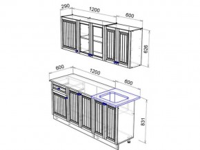 Кухня Хозяюшка 1800 трюфель в Миассе - miass.mebel74.com | фото 2