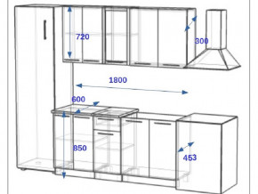 Кухонный гарнитур 10Р РоялВуд 1800 мм в Миассе - miass.mebel74.com | фото 2