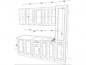 Кухонный гарнитур 12 Белый Вегас 2200 мм в Миассе - miass.mebel74.com | фото 2