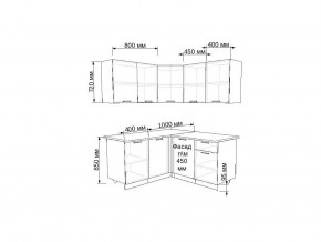 Кухонный гарнитур 17 Грецкий орех 1400х1450 в Миассе - miass.mebel74.com | фото 2