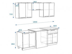 Кухонный гарнитур 1Р РоялВуд 1800 мм в Миассе - miass.mebel74.com | фото 2