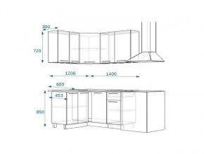 Кухонный гарнитур 3Р РоялВуд 1200*1400 мм в Миассе - miass.mebel74.com | фото 2