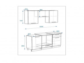 Кухонный гарнитур 6а Грецкий орех 1600 в Миассе - miass.mebel74.com | фото 2