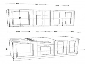 Кухонный гарнитур 7 Белый Вегас 1500 мм в Миассе - miass.mebel74.com | фото 2