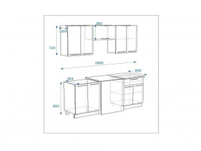 Кухонный гарнитур 7 Грецкий орех 1800 в Миассе - miass.mebel74.com | фото 2