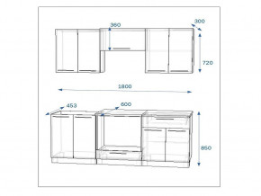 Кухонный гарнитур 7а Грецкий орех 1800 в Миассе - miass.mebel74.com | фото 2