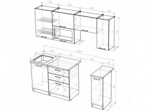 Кухонный гарнитур Алина ультра 2000 мм в Миассе - miass.mebel74.com | фото 5