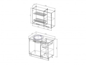 Кухонный гарнитур Антрацит 1000 в Миассе - miass.mebel74.com | фото 2