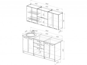 Кухонный гарнитур Антика макси 2 1800 мм в Миассе - miass.mebel74.com | фото 6