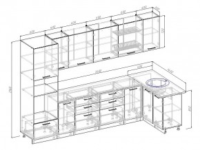 Кухонный гарнитур Дели 3200х1400 в Миассе - miass.mebel74.com | фото 2