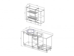 Кухонный гарнитур Жемчуг 1600 в Миассе - miass.mebel74.com | фото 3