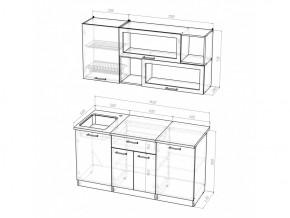 Кухонный гарнитур Кира стандарт 1600 мм в Миассе - miass.mebel74.com | фото 5