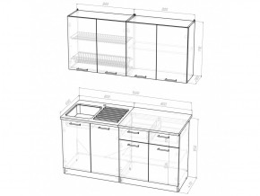 Кухонный гарнитур Лариса стандарт 2 1600 мм в Миассе - miass.mebel74.com | фото 6