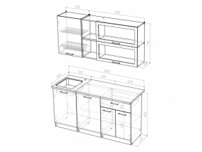 Кухонный гарнитур Лариса стандарт 3 1600 мм в Миассе - miass.mebel74.com | фото 5