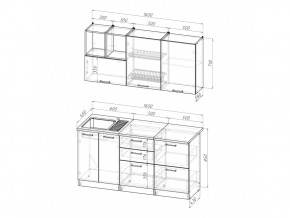 Кухонный гарнитур Лариса стандарт 4 1600 мм в Миассе - miass.mebel74.com | фото 5