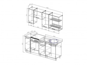 Кухонный гарнитур Лофт 1800 в Миассе - miass.mebel74.com | фото 1