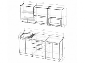 Кухонный гарнитур Лоретта макси 1800 мм в Миассе - miass.mebel74.com | фото 6