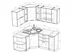 Кухонный гарнитур Лоретта оптима 1500х1800 мм в Миассе - miass.mebel74.com | фото 6