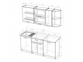 Кухонный гарнитур Лира макси 1800 мм в Миассе - miass.mebel74.com | фото 5