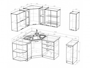 Кухонный гарнитур Лира оптима 1500х1800 мм в Миассе - miass.mebel74.com | фото 5