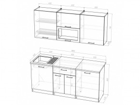 Кухонный гарнитур Ника макси 1800 мм в Миассе - miass.mebel74.com | фото 5