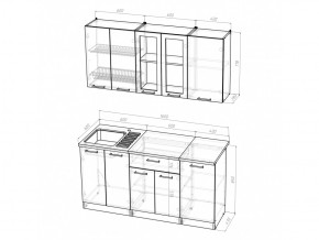 Кухонный гарнитур Ника стандарт 1600 мм в Миассе - miass.mebel74.com | фото 5