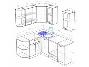 Кухонный гарнитур Ольга прайм 3 1500х2000 мм в Миассе - miass.mebel74.com | фото 6