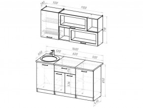 Кухонный гарнитур Паола стандарт 1600 мм в Миассе - miass.mebel74.com | фото 6