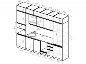 Кухонный гарнитур Равенна люкс 3000 мм в Миассе - miass.mebel74.com | фото 6