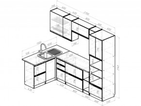 Кухонный гарнитур Равенна мега прайм 1500х2700 мм в Миассе - miass.mebel74.com | фото 6