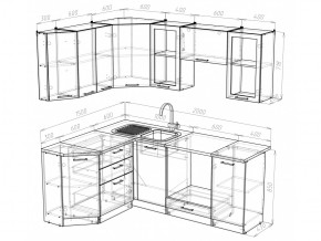 Кухонный гарнитур Симона мега прайм 2000х1500 мм в Миассе - miass.mebel74.com | фото 5