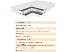 Матрас Шалла 120х200 в Миассе - miass.mebel74.com | фото 2