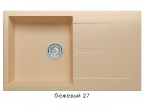 Мойка гранитная Gals-860 Бежевый 27 в Миассе - miass.mebel74.com | фото