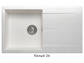 Мойка гранитная Gals-860 Белый 26 в Миассе - miass.mebel74.com | фото 1