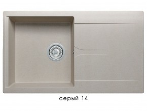 Мойка гранитная Gals-860 Серый 14 в Миассе - miass.mebel74.com | фото