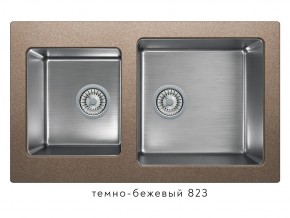 Мойка комбинированная Tolero twist TTS-840 Темно-бежевый 823 в Миассе - miass.mebel74.com | фото 1