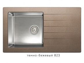 Мойка комбинированная Tolero twist TTS-860 Темно-бежевый 82 в Миассе - miass.mebel74.com | фото 1