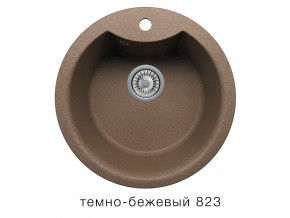 Мойка кварцевая Tolero R-108E Темно-бежевый 823 в Миассе - miass.mebel74.com | фото 1