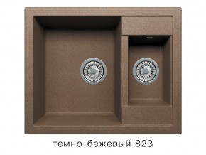 Мойка кварцевая Tolero R-109 Темно-бежевый 823 в Миассе - miass.mebel74.com | фото 1