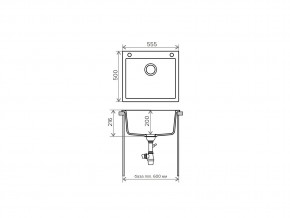 Мойка кварцевая Tolero R-111 Бежевый 101 в Миассе - miass.mebel74.com | фото 2