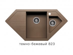 Мойка кварцевая Tolero R-114 Темно-бежевый 823 в Миассе - miass.mebel74.com | фото