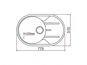 Мойка кварцевая Tolero R-116 Бежевый 101 в Миассе - miass.mebel74.com | фото 2